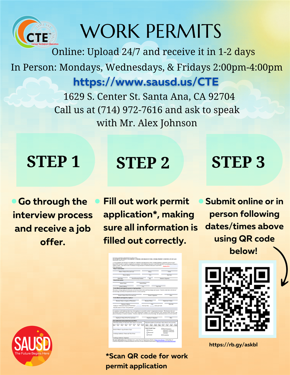 Student Work Permit Procedures July 2024